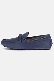 Wind Loafers in Suede Leather, Air-blue, hi-res