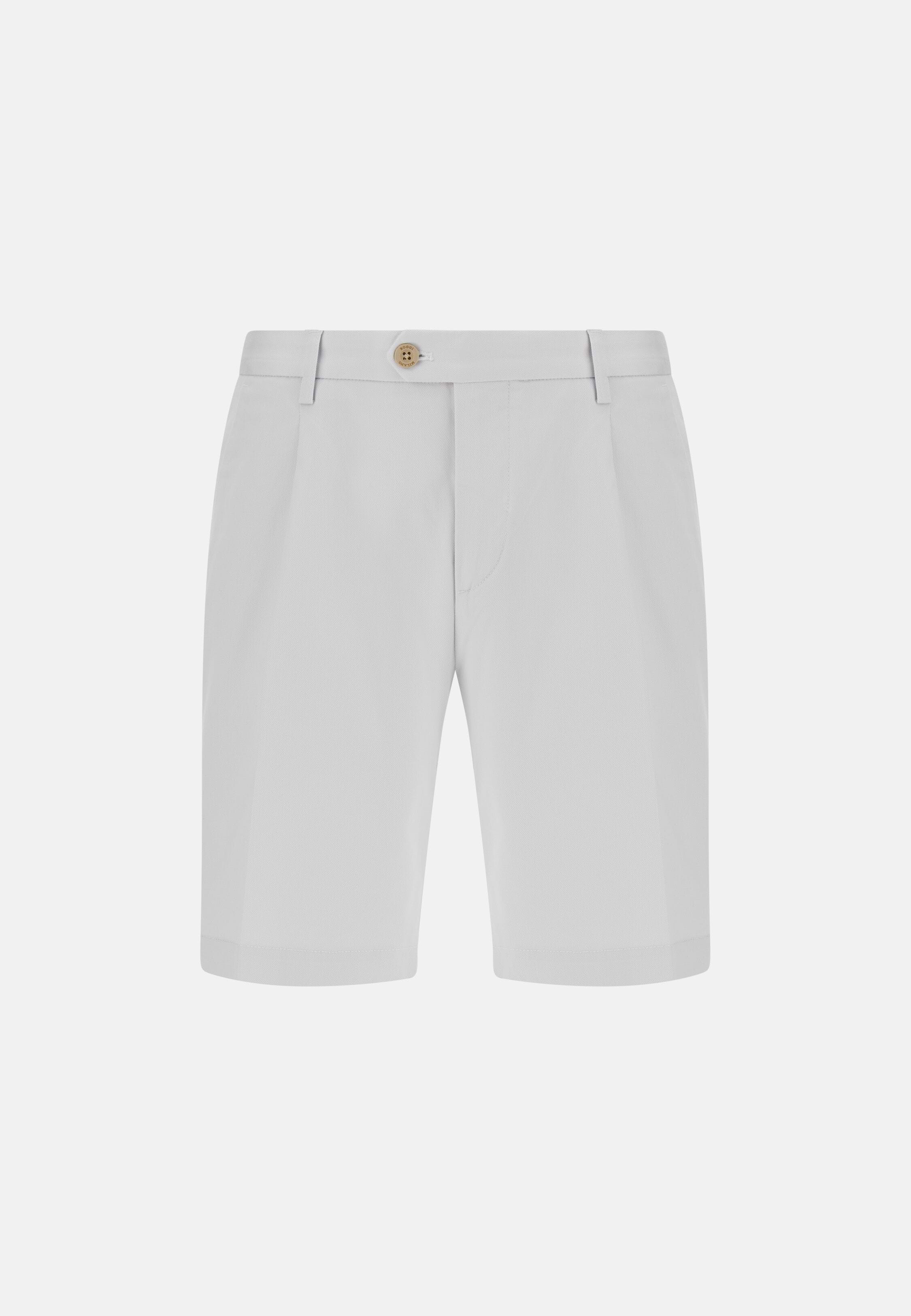 StretchCottonandTencelBermudaShorts