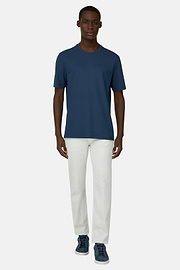 Jeans Aus Elastischem Baumwoll-Tencel, Eis, thumb, 2