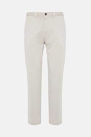 Stretch Cotton Gabardine Trousers, Sand, hi-res