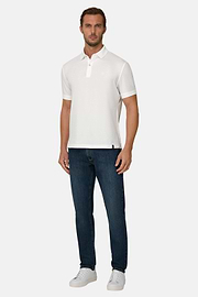Polo De Piqué de Algodón Regular Fit, Blanco, thumb, 2