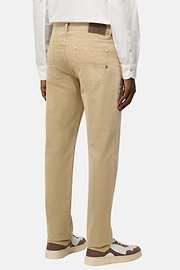 Jean En Coton Extensible, Beige, hi-res