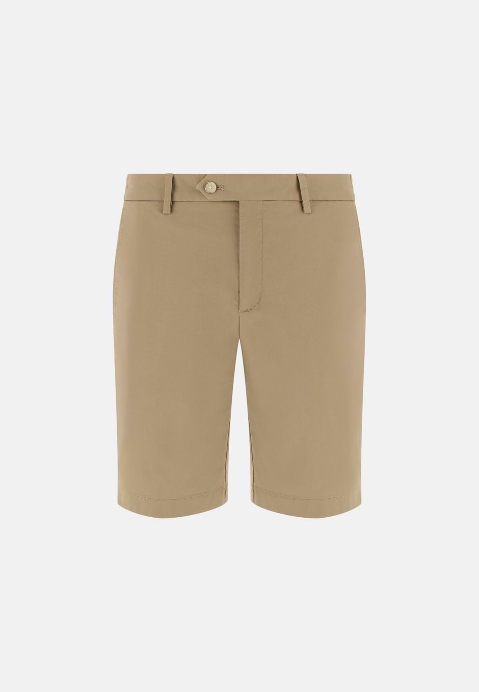 Bermudas in Stretch Cotton, Mud, hi-res