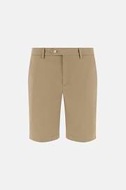 Bermuda En Coton Extensible, Boue, thumb, 5