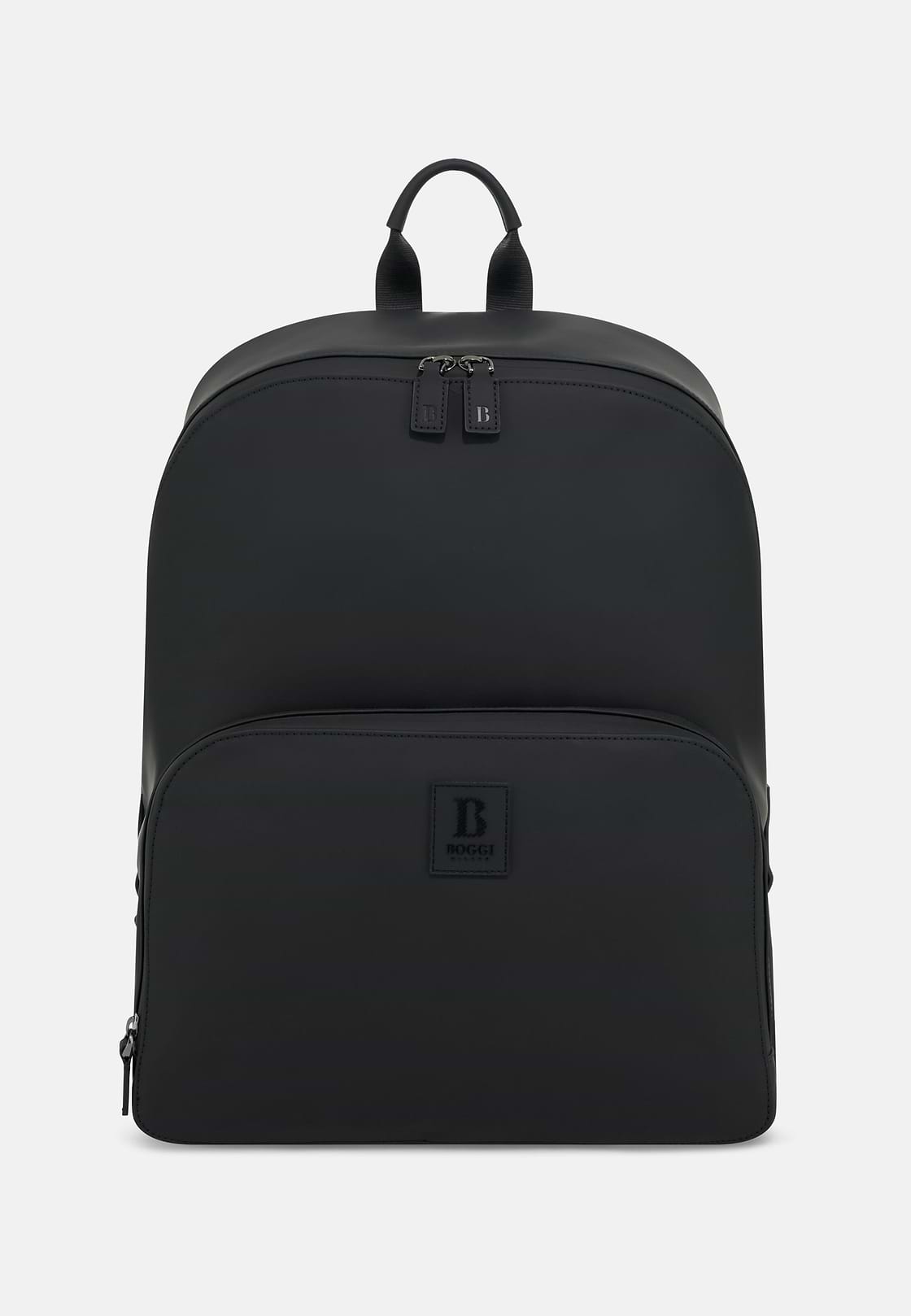 Rucksack Klein aus Technischem Gummiertem Gewebe, Schwarz, hi-res, 1