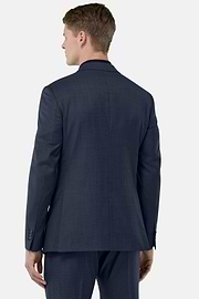 Anzug aus Gemischtem Wollstretch, Blau, hi-res