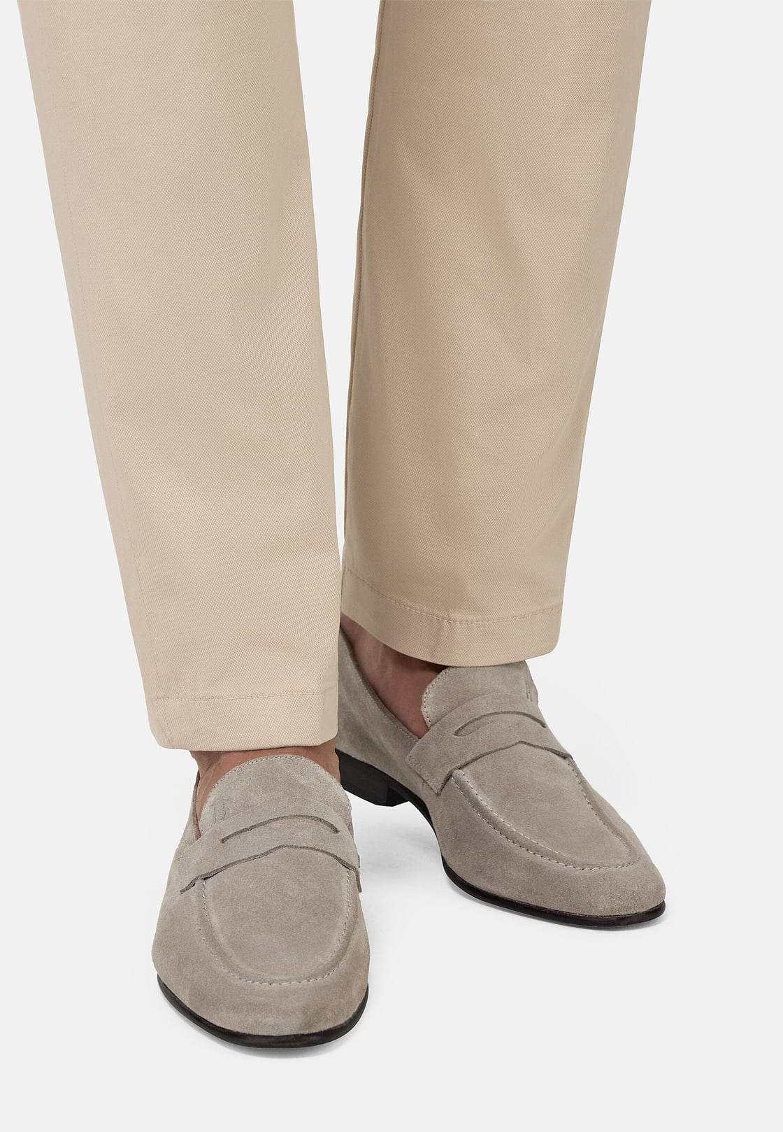 Mocassins En Cuir, Sable, hi-res