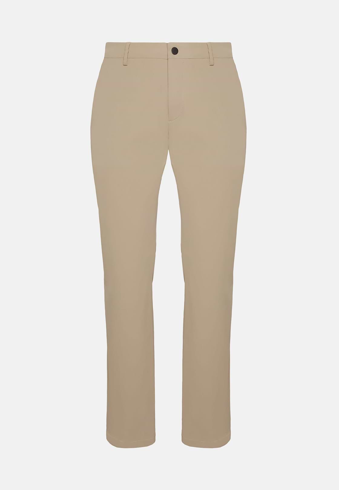 Pantalon En Nylon Extensible Performance B Tech, Beige, hi-res