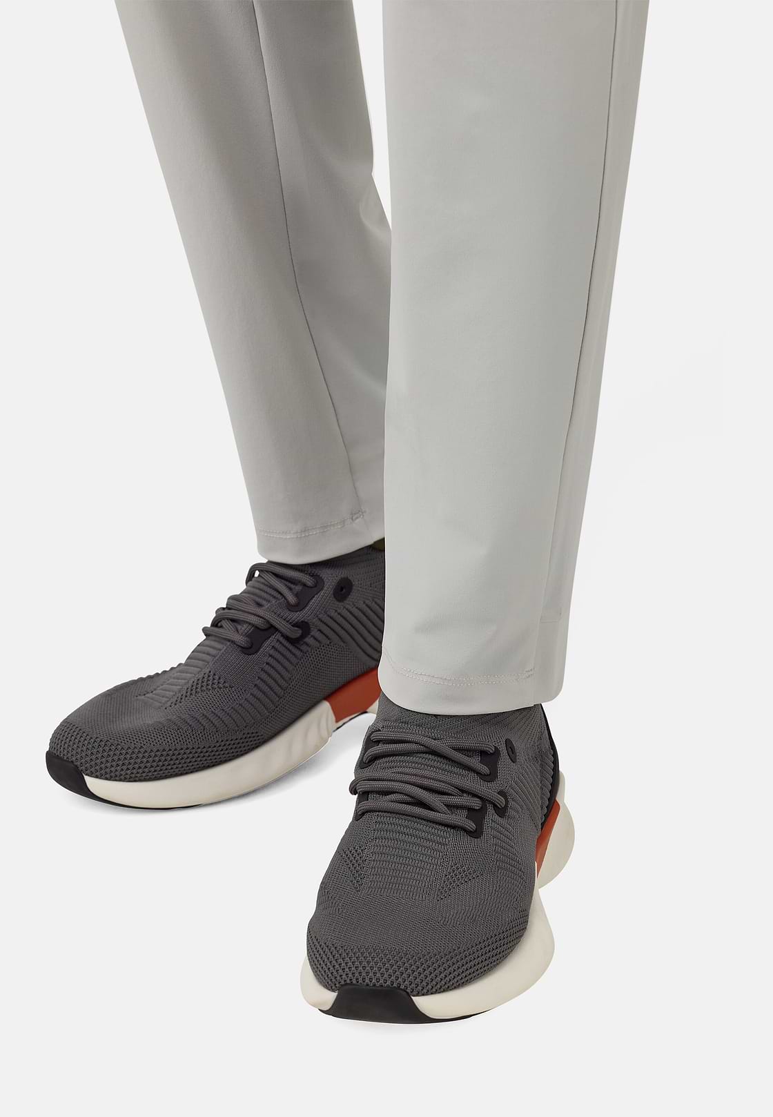 Sneakers Willow con 75% Filato Riciclato, Carbone, hi-res