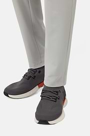 Sneakers Willow con 75% Filato Riciclato, Carbone, hi-res