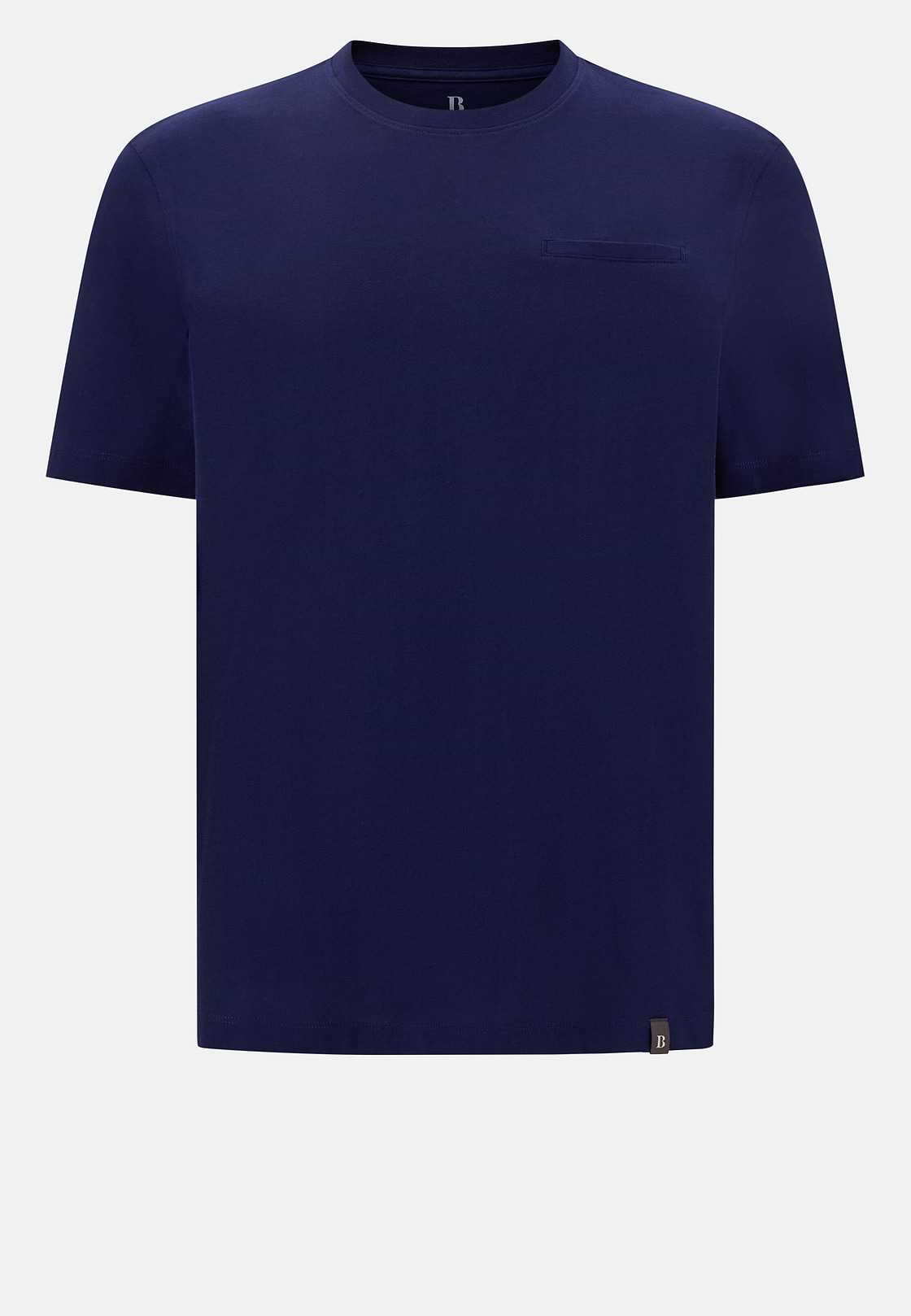 Cotton Jersey T-Shirts with Breast Pockets, Navy blue, hi-res