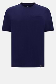 Cotton Jersey T-Shirts with Breast Pockets, Navy blue, hi-res