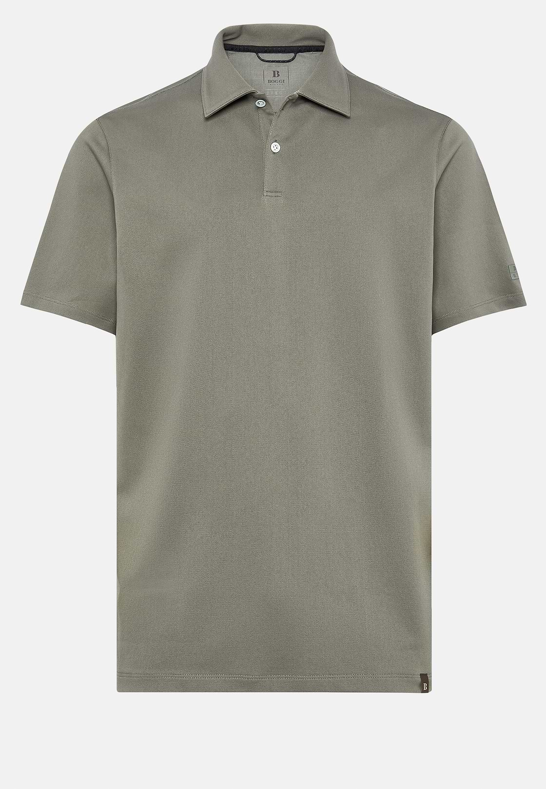 High-Performance Piqué Polo Shirt, Green, hi-res