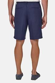 Bermudas in Linen, Blue, hi-res
