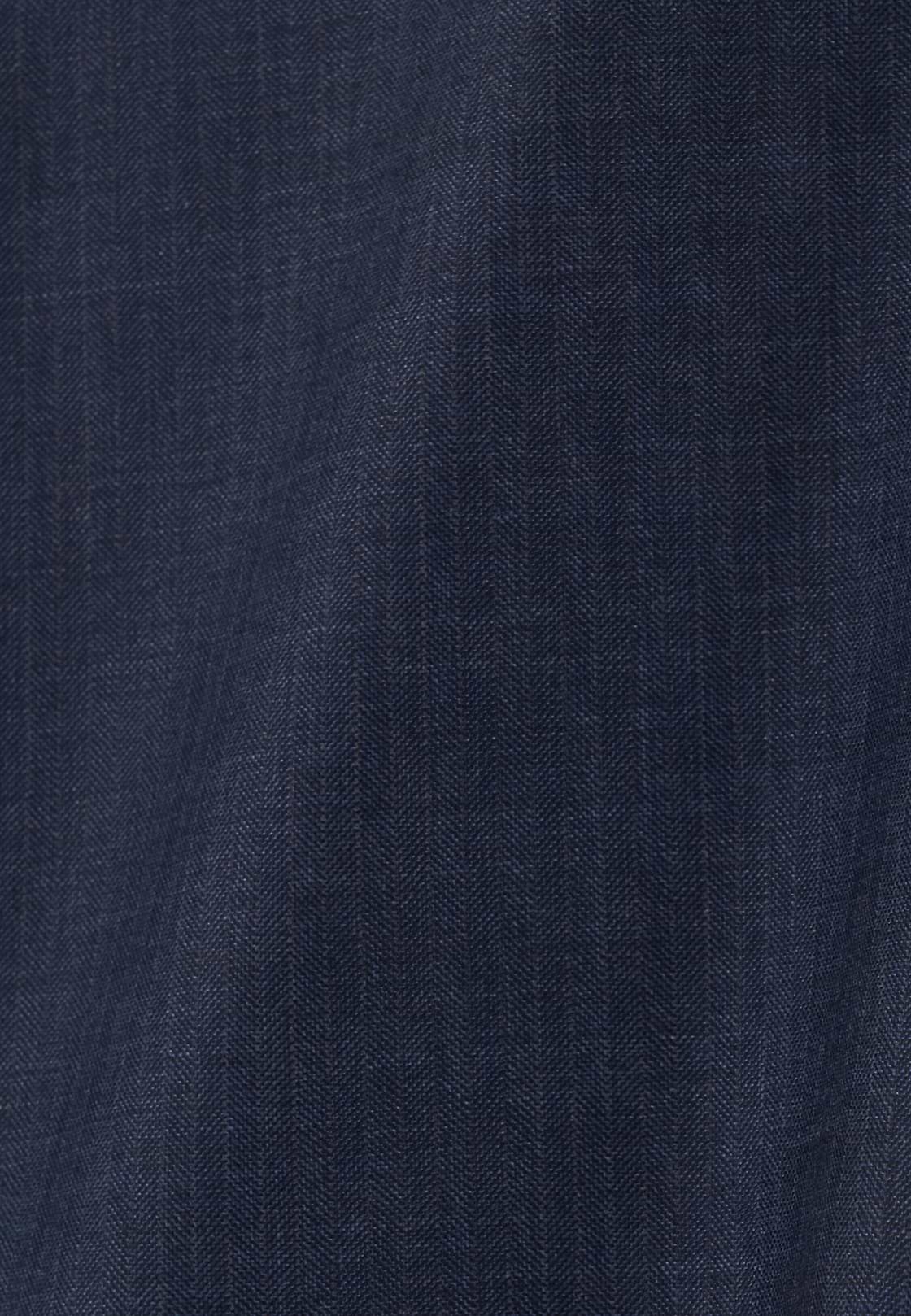 Pinstripe Wool Suit, Blue, hi-res, 6