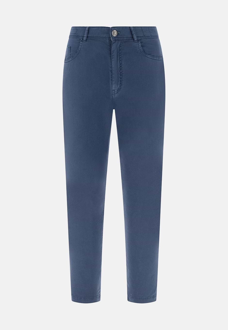 Vaquero De Algodón y Tencel Elástico, Air-azul, hi-res