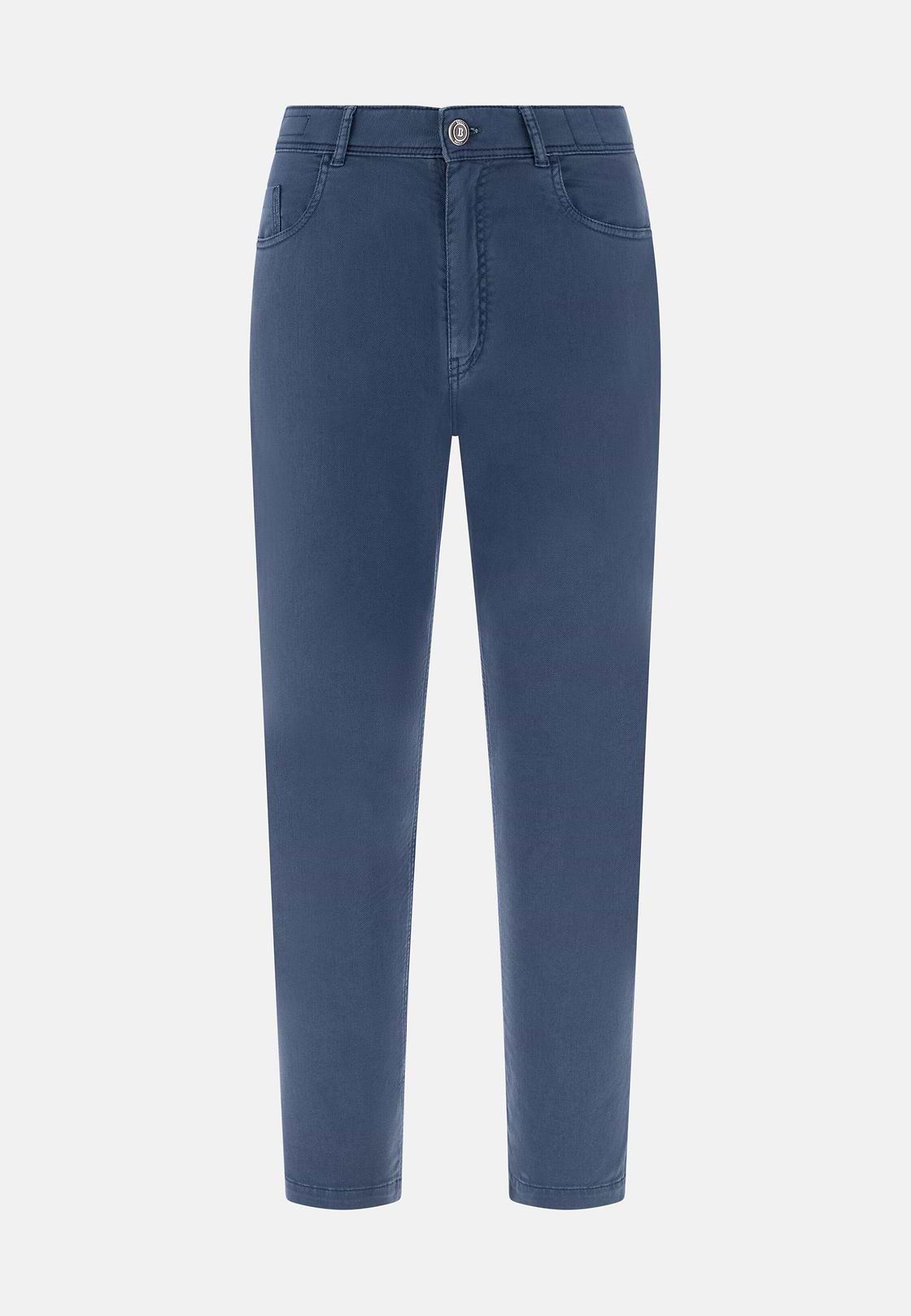 Jeans Aus Elastischem Baumwoll-Tencel, Air-blau, hi-res, 5
