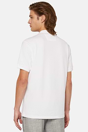 Poloshirt van high-performance piqué, White, hi-res