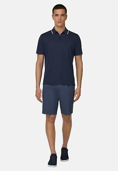 Supima Interlock Half Zip Polo