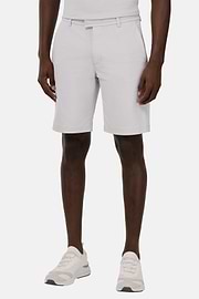 B Tech Stretch Nylon Bermuda Shorts, Ice, hi-res