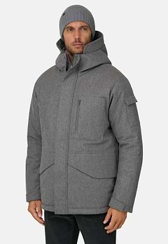 Parka Gemengd Wol Gemêleerd