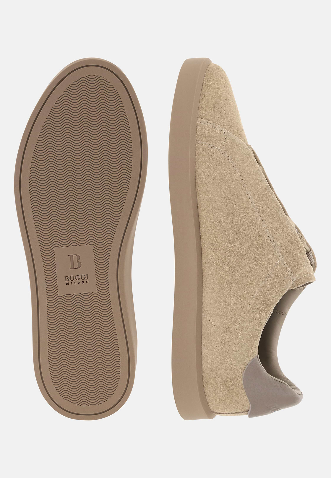 Sneakers Essence Aus Wildleder, Taupe, hi-res, 4