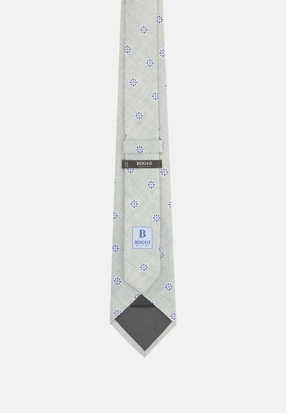 Medallion Silk Tie, Green, hi-res, 3