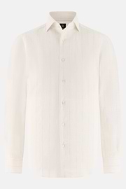 Hemd Aus Leinen Regular Fit, Sand, thumb, 6