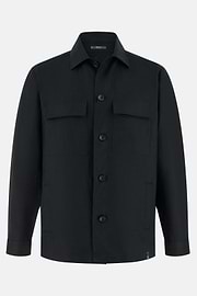 Link Shacket in Pure Linen, Black, thumb, 5