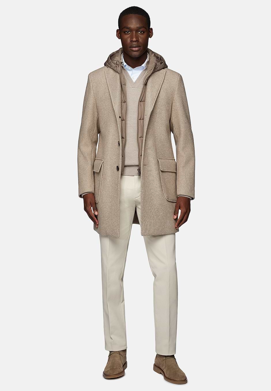 Mens wool coats with hood outlet