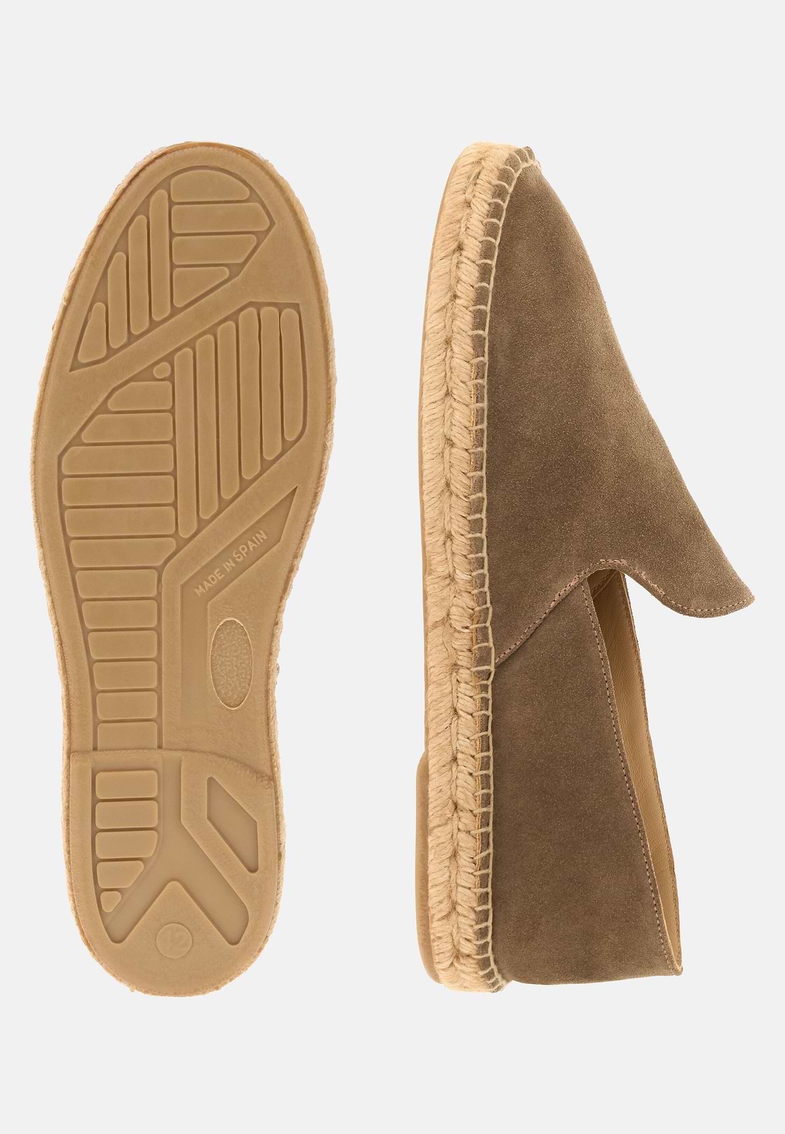 Tellin Suede Leather Espadrilles, Brown, hi-res, 4