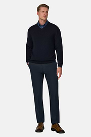 Hose aus Baumwolle Tencel® Modal Stretchgewebe, Navy blau, thumb, 2