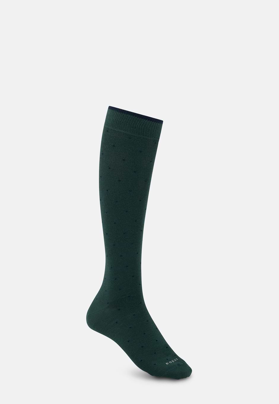Long Socks Polka Dot Cotton Blend, DKGE, hi-res