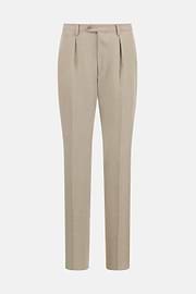 Pantalon En Pur Lin, Beige, thumb, 5