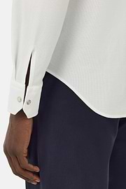 Regular Fit Cotton Shirt, White, hi-res