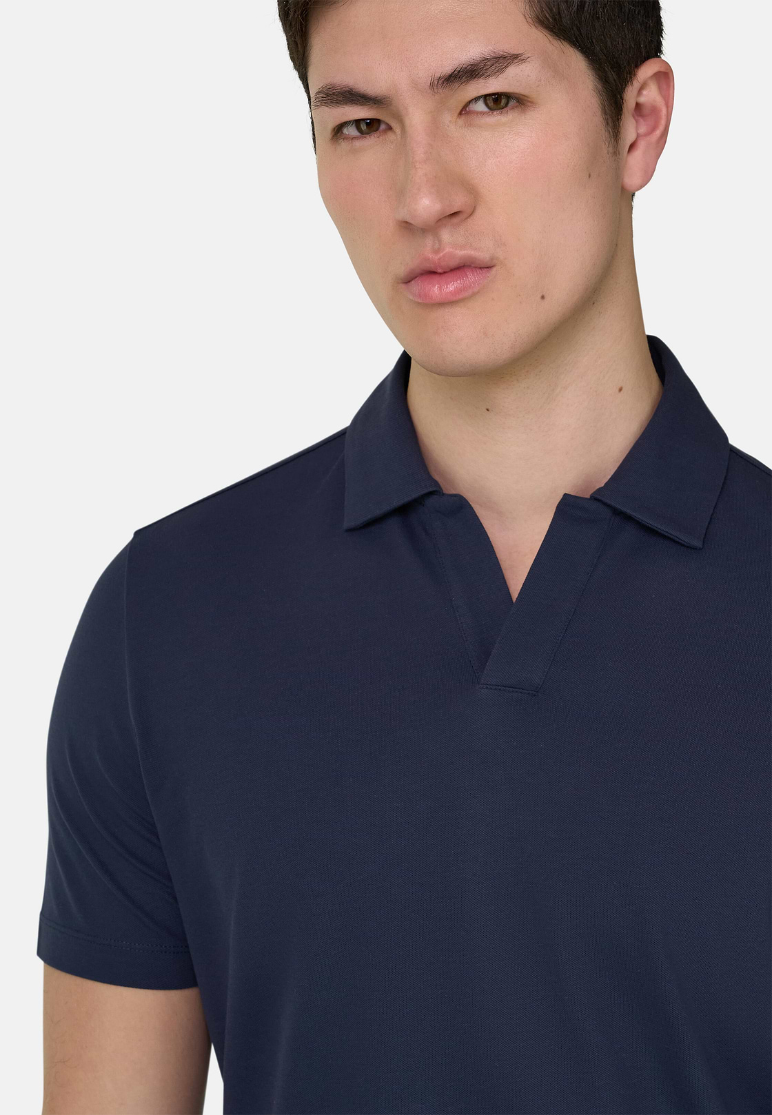 Polo Aus Pima-Baumwolle, Navy blau, hi-res, 4
