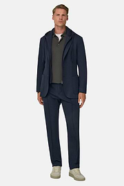 Sweatshirt Blazer Madison in Cotton Blend B Jersey, Navy blue, thumb, 2