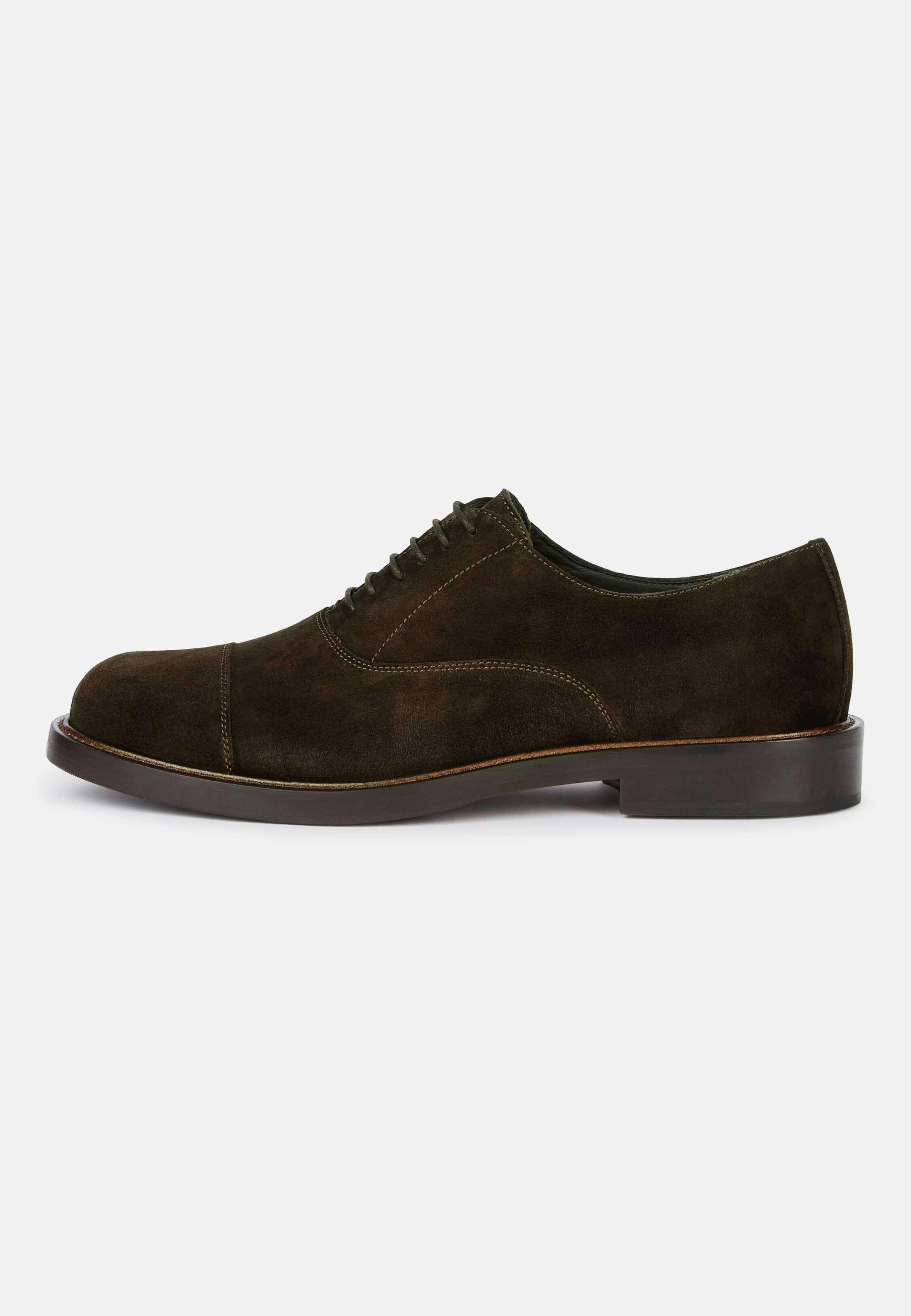 Men's Suede Leather Oxford Style Shoes | Boggi Milano