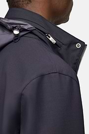 Field Jacket En Laine Technique, bleu marine, hi-res