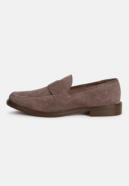 Mocassino In Pelle Scamosciata Uomo Boggi Milano