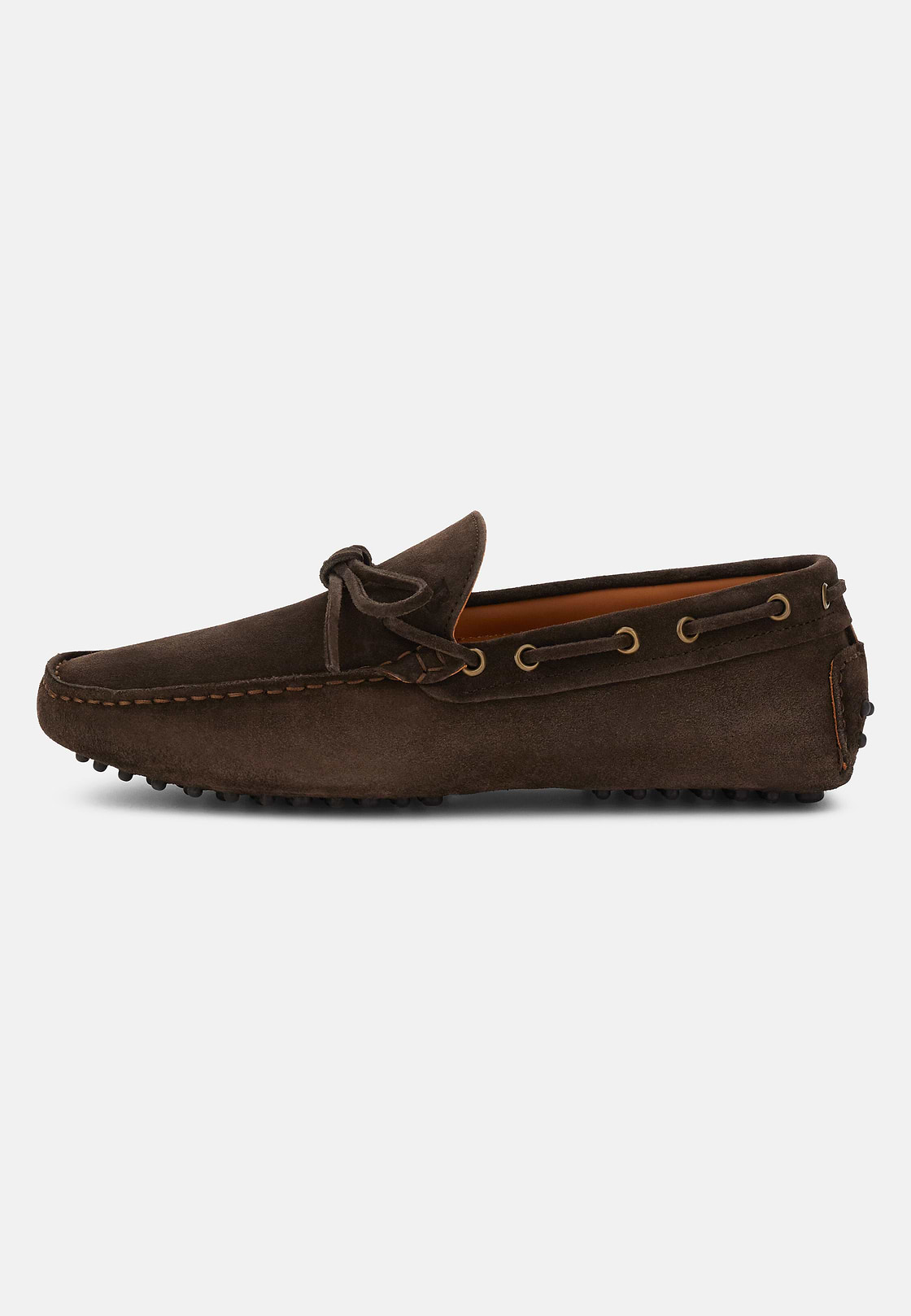 Wind Loafers in Suede Leather, Dark brown, hi-res