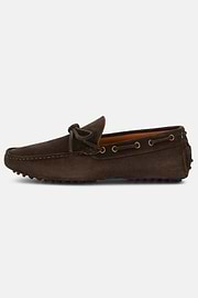 Wind Loafers in Suede Leather, Dark brown, hi-res