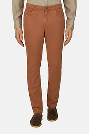 Vaquero De Algodón y Tencel Elástico, Red, thumb, 1