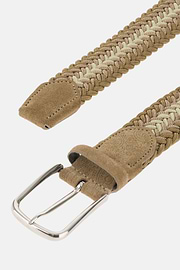 Cintura Intrecciata Misto Viscosa, Beige, thumb, 2