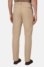 Hose Aus Baumwoll-Stretch, Beige, hi-res
