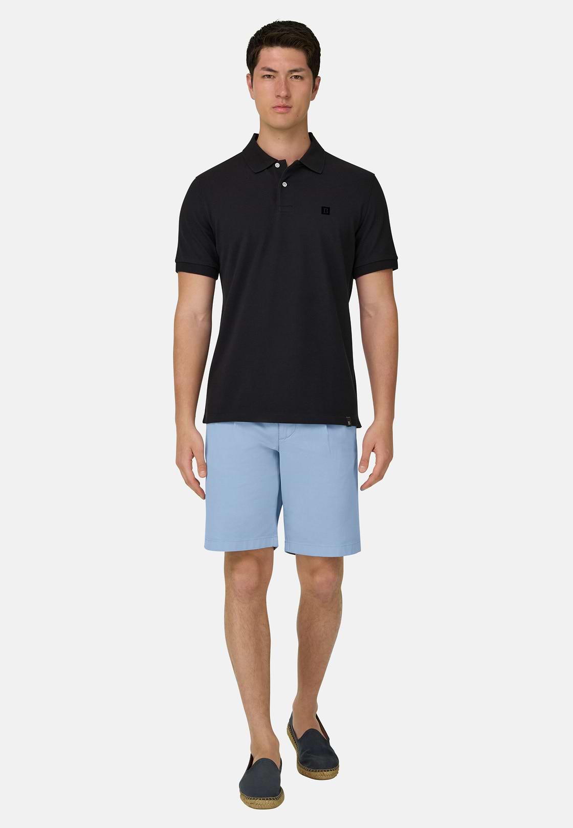 Bermuda Summer En Coton Extensible, Bleu clair, hi-res, 2