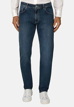 Dark Blue Stretch Denim Jeans