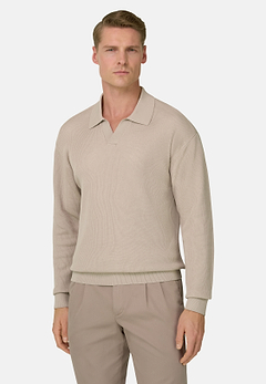 Polo Di Maglia In Cotone Seta