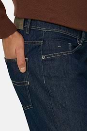 Jeans in Dark Blue Denim, Dark Blue, thumb, 3