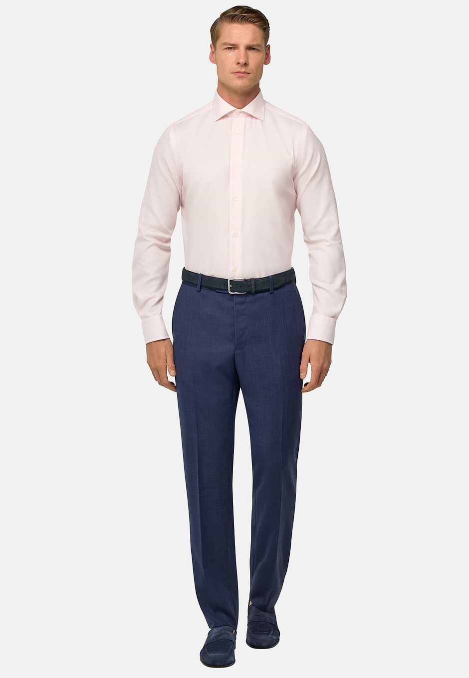 Regular Fit Cotton Shirt, Pink, hi-res